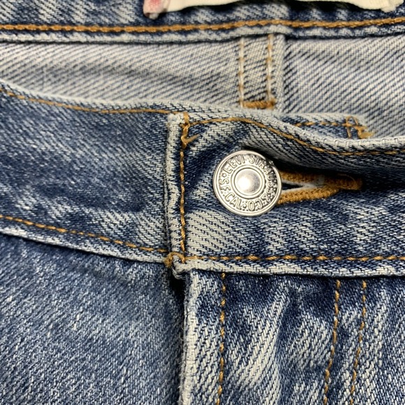 Vintage LEVIS 560 Jeans Mens 38x30 Measured Baggy Comfort Fit Blue - Picture 5 of 12